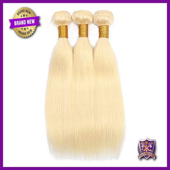 Virgin Brazilian Human Hair Extensions 28-32 Inch Straight Bundles Double Weft main image 4